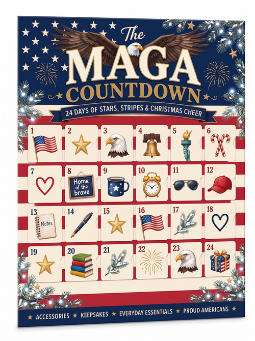 The MAGA Countdown advent calendar, front