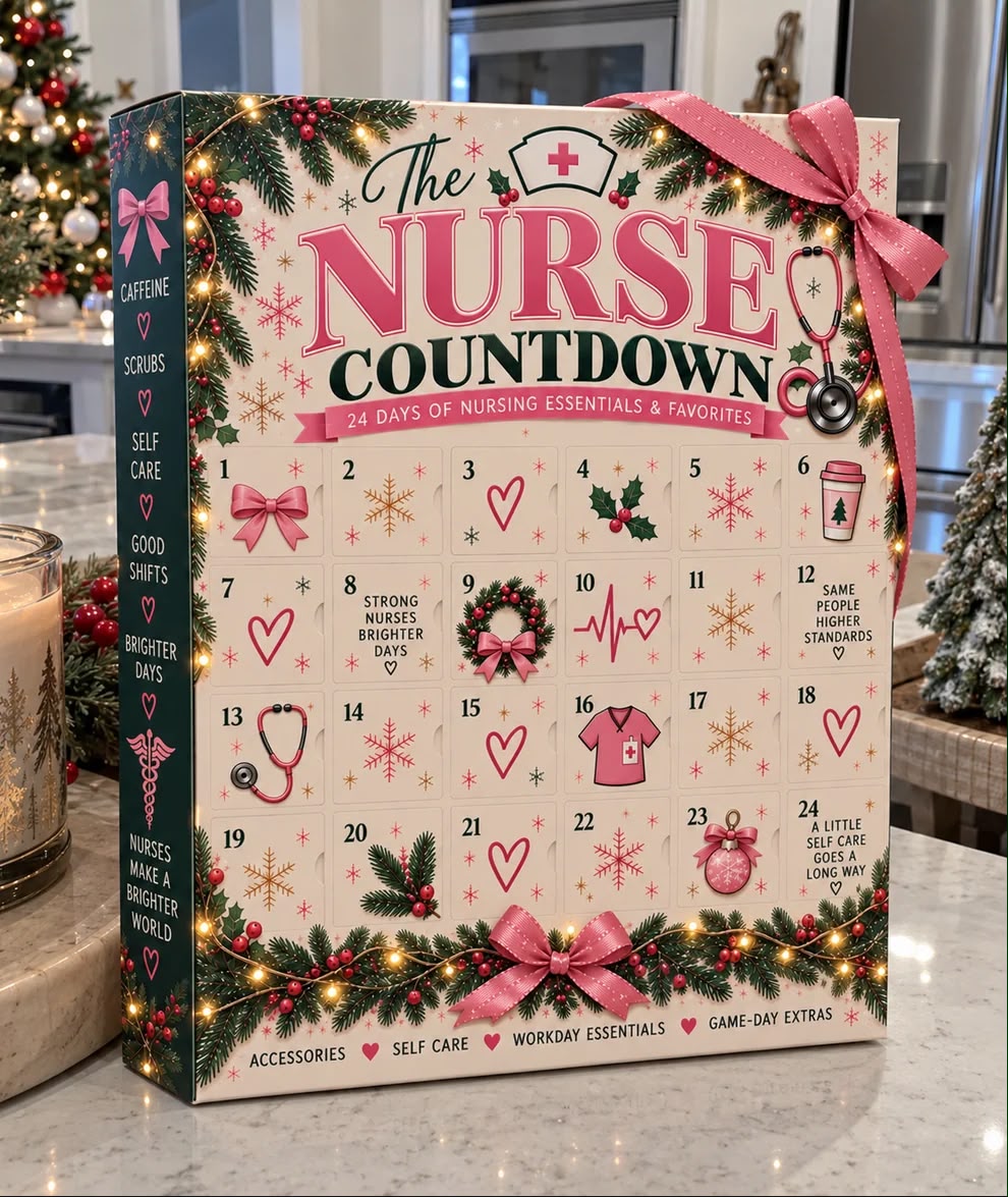 Nurse Countdown advent calendar box