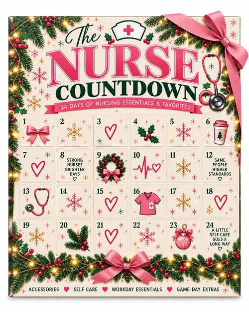 The Nurse Countdown advent calendar, front view