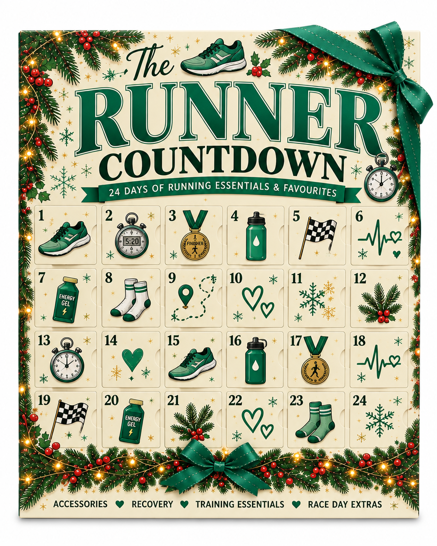 The Runner Countdown advent calendar, front view
